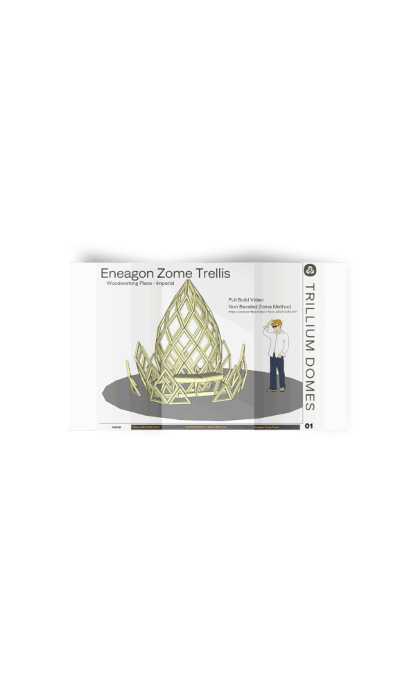 Enneagon Zome Trellis DIY Plans - Image 7
